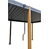 Sunfun Pérgola Andros (An x Pr: 579 x 294 cm, Antracita/Marrón, Aluminio) | BAUHAUS