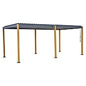 Sunfun Pérgola Andros (An x Pr: 579 x 294 cm, Antracita/Marrón, Aluminio) | BAUHAUS