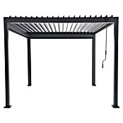 Sunfun Milos Pérgola con laterales (L x An x Al: 294 x 294 x 235 cm, Aluminio, Antracita) | BAUHAUS