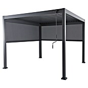 Sunfun Milos Pared lateral (An x Al: 276 x 217 cm, Gris oscuro, Para pérgola con laterales Milos) | BAUHAUS
