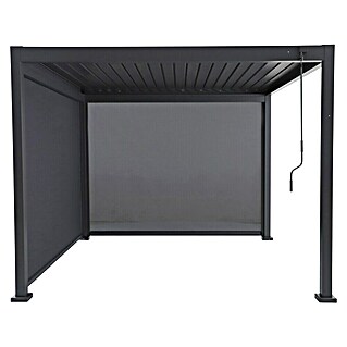 Sunfun Milos Panel lateral (An x Al: 276 x 217 cm, Antracita, Para pérgola con laterales Milos, Profundidad: 8,5 cm)