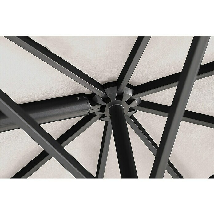 Sunfun Parasol de jardín Corfu (Crudo, L x An: 400 x 300 cm) | BAUHAUS