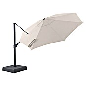 Sunfun Parasol de jardín Corfu (Crudo, Diámetro de cobertura: 400 cm) | BAUHAUS