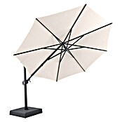 Sunfun Parasol de jardín Corfu (Crudo, Diámetro de cobertura: 400 cm) | BAUHAUS
