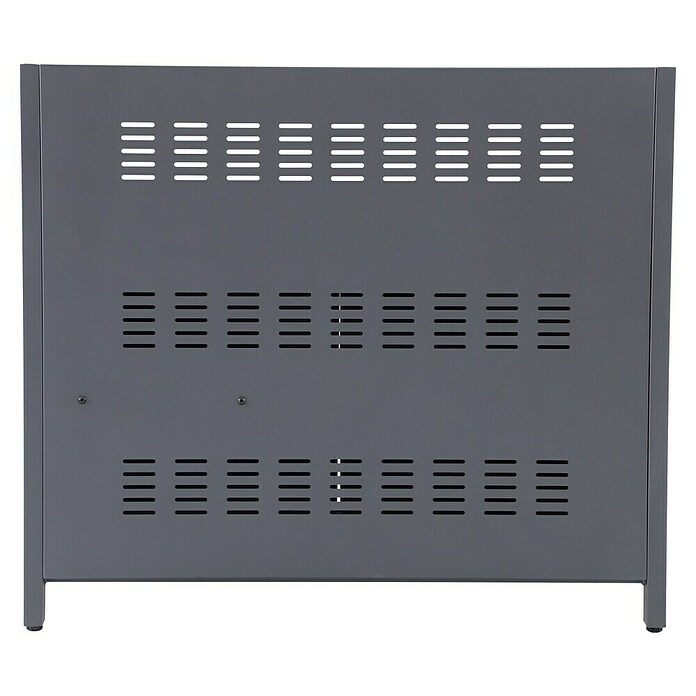 Sunfun Cocina exterior con estantería Kendra (Antracita, An x Pr x Al: 100 x 60 x 88 cm, Aluminio) | BAUHAUS