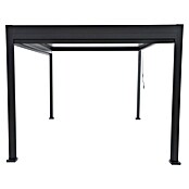 Sunfun Milos Pérgola estándar con laterales (L x An x Al: 294 x 386 x 235 cm, Aluminio, Antracita) | BAUHAUS