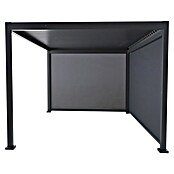 Sunfun Milos Pérgola estándar con laterales (L x An x Al: 294 x 386 x 235 cm, Aluminio, Antracita) | BAUHAUS