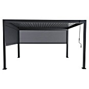 Sunfun Milos Pérgola estándar con laterales (L x An x Al: 294 x 386 x 235 cm, Aluminio, Antracita) | BAUHAUS