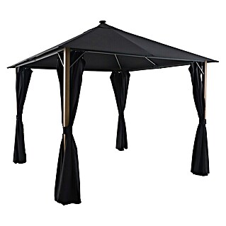 Carpa con laterales Mauricio (An x Pr: 299 x 299 cm, Color del techo: Antracita)