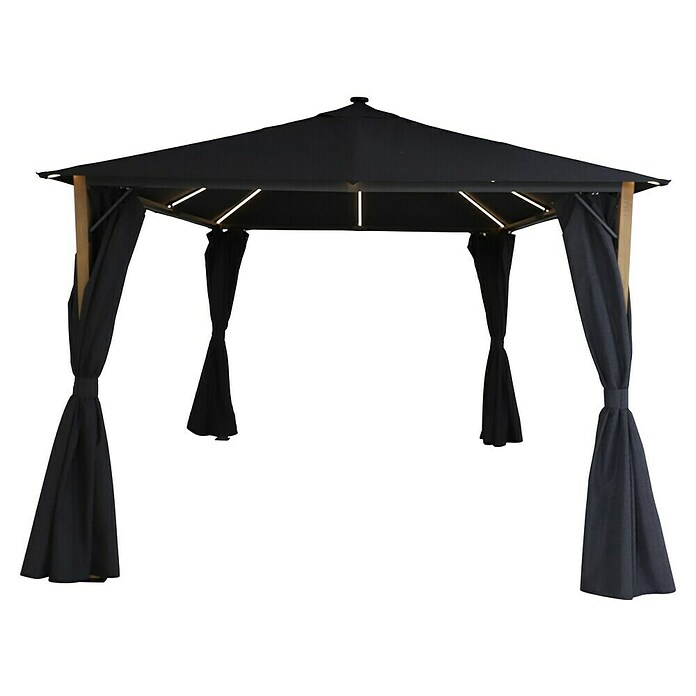Sunfun Carpa con laterales Mauricio (An x Pr: 299 x 299 cm, Color del techo: Antracita) | BAUHAUS