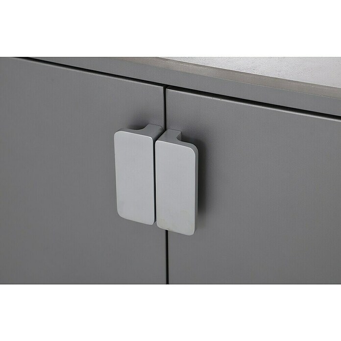 Sunfun Cocina exterior Kendra (Antracita, An x Pr x Al: 100 x 60 x 88 cm, Aluminio) | BAUHAUS