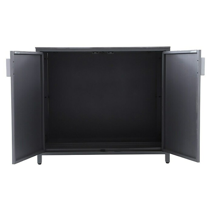 Sunfun Cocina exterior Kendra (Antracita, An x Pr x Al: 100 x 60 x 88 cm, Aluminio) | BAUHAUS