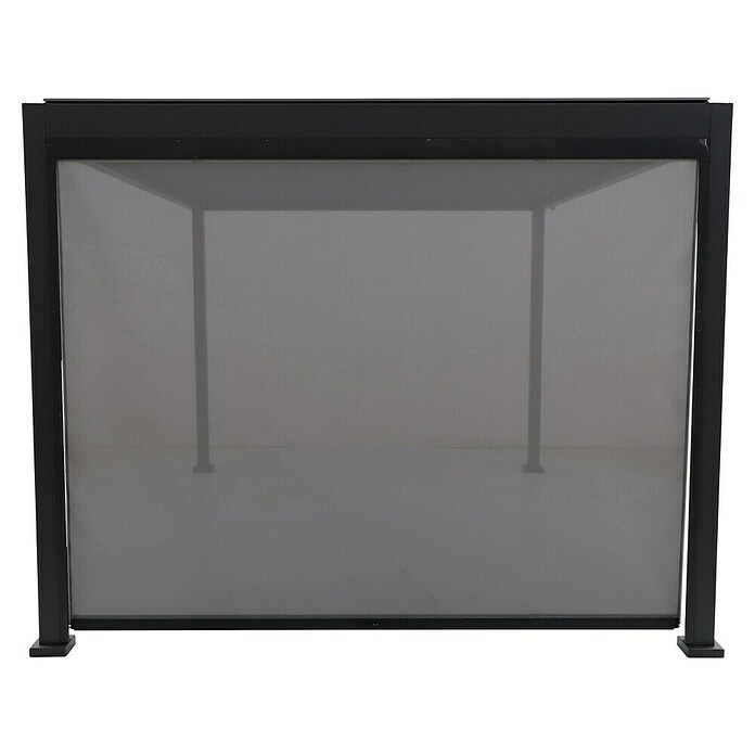 Sunfun Milos Bočna stena za paviljon  (Š x V: 374 x 217 cm, Antracit, Globina: 8,5 cm) | 8298 - Gartenzelte/Pavillons | ICFA - Sonnenschutz | ICF - Sonnenschutz | IC - Freizeit im Garten | I - Stadtgarten | BAUHAUS