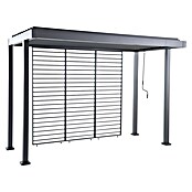 Sunfun Pérgola para barbacoa Laos (An x Pr: 342 x 168 cm, Color del armazón: Negro, Aluminio) | BAUHAUS