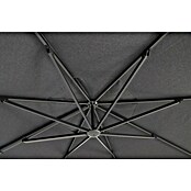 Sunfun Parasol de jardín Corfu (Antracita, Diámetro de cobertura: 400 cm) | BAUHAUS