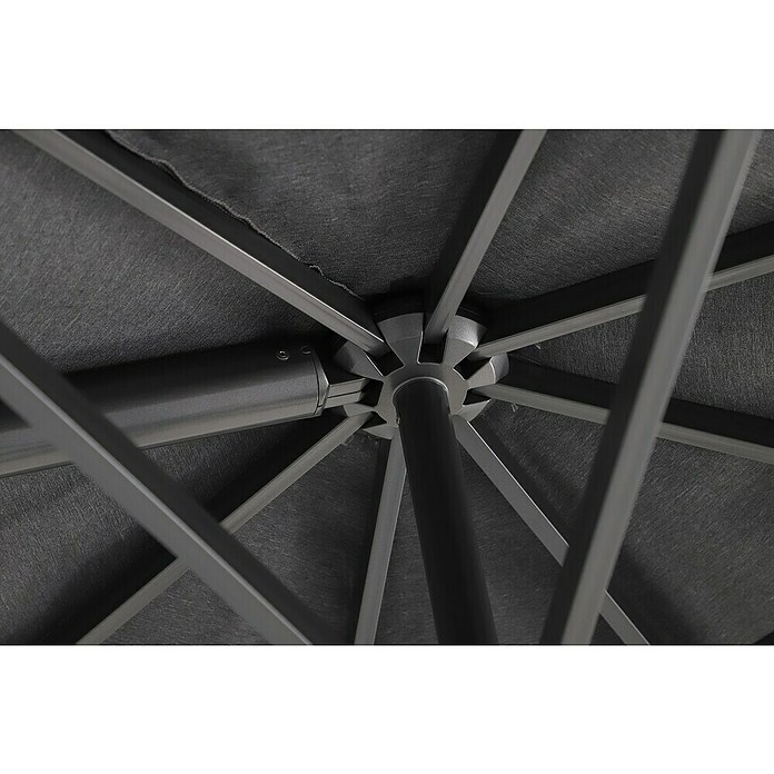 Sunfun Parasol de jardín Corfu (Antracita, L x An: 400 x 300 cm) | BAUHAUS