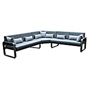 Conjunto de muebles Olivia (8 pzs., Aluminio, Antracita) | BAUHAUS