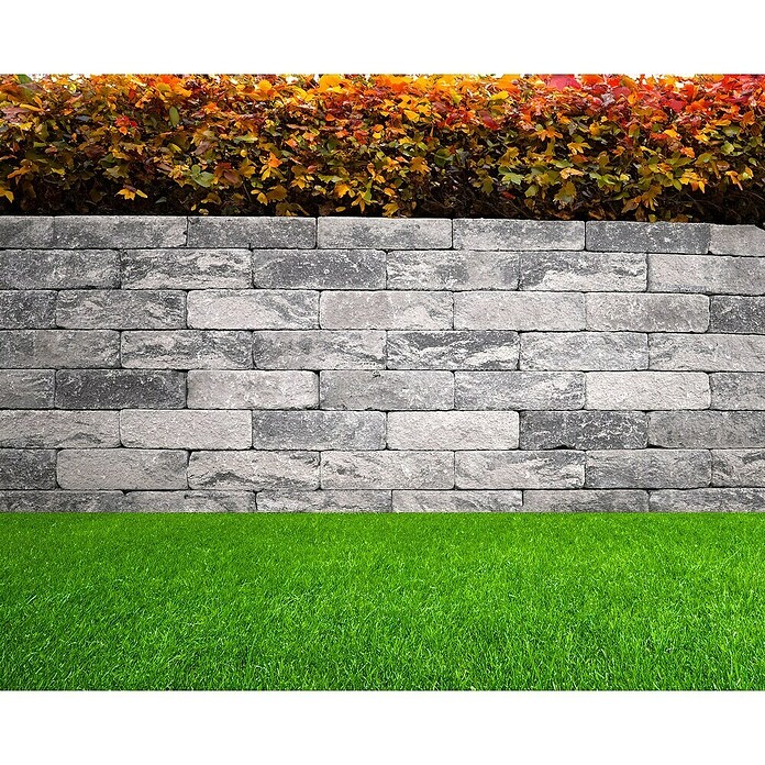 EHL Mauerstein Anzio Light (50 x 18 x 15 cm, Grau/Anthrazit, Beton) | BAUHAUS