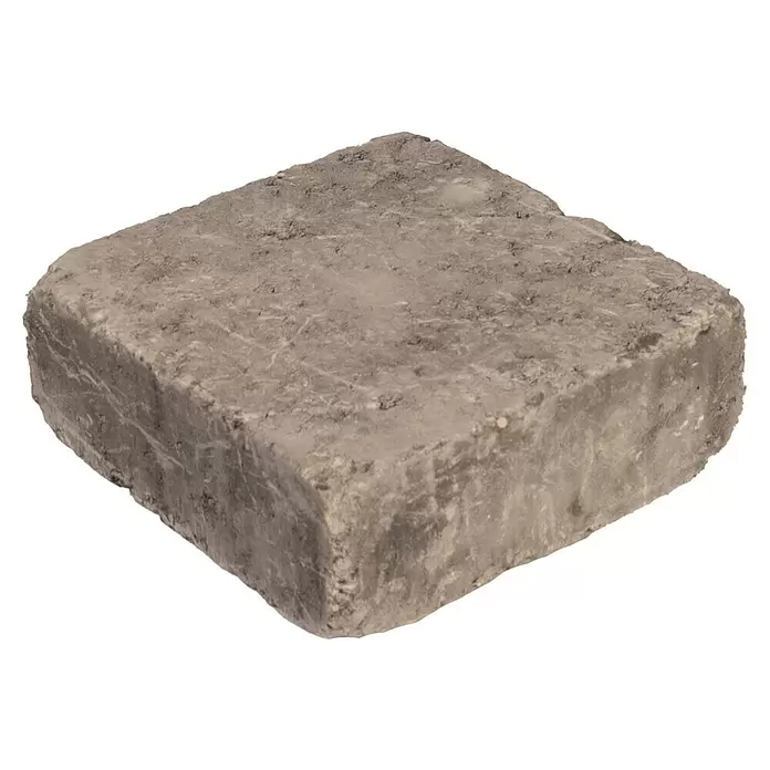 Pflasterstein Times - Grau/Anthrazit, 20 x 20 x 7 cm, Quadratisch - Grauer, rauer Pflasterstein.