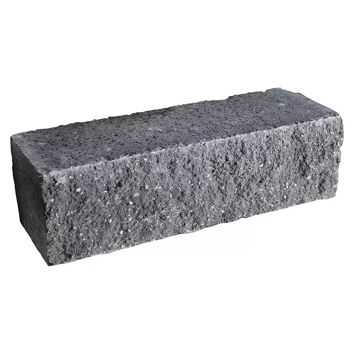 EHL Mauerstein Anzio Light - 50 x 18 x 15 cm, Anthrazit, Beton - Grauer, rechteckiger Betonpflasterstein mit strukturierter Oberfläche.