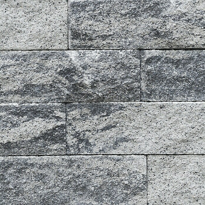 EHL Mauerstein Anzio Light (50 x 18 x 15 cm, Grau/Anthrazit, Beton) | BAUHAUS