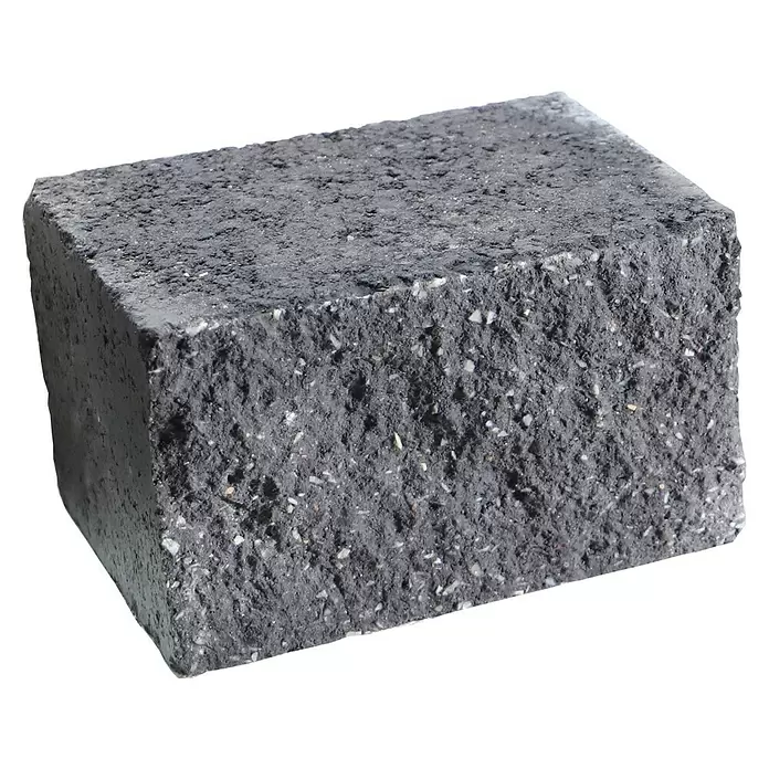 EHL Mauerstein Anzio Light - 25 x 18 x 15 cm, Anthrazit, Beton - Anthrazitfarbener Betonstein für Pflasterungen, mit rauer, körniger Textur.