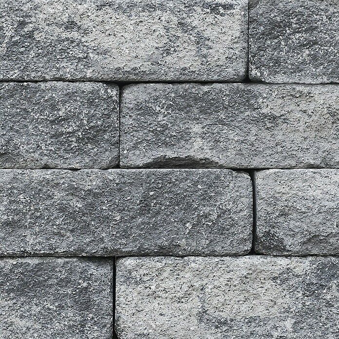 EHL Mauerstein Anzio Light (50 x 18 x 15 cm, Grau/Anthrazit, Beton) | BAUHAUS