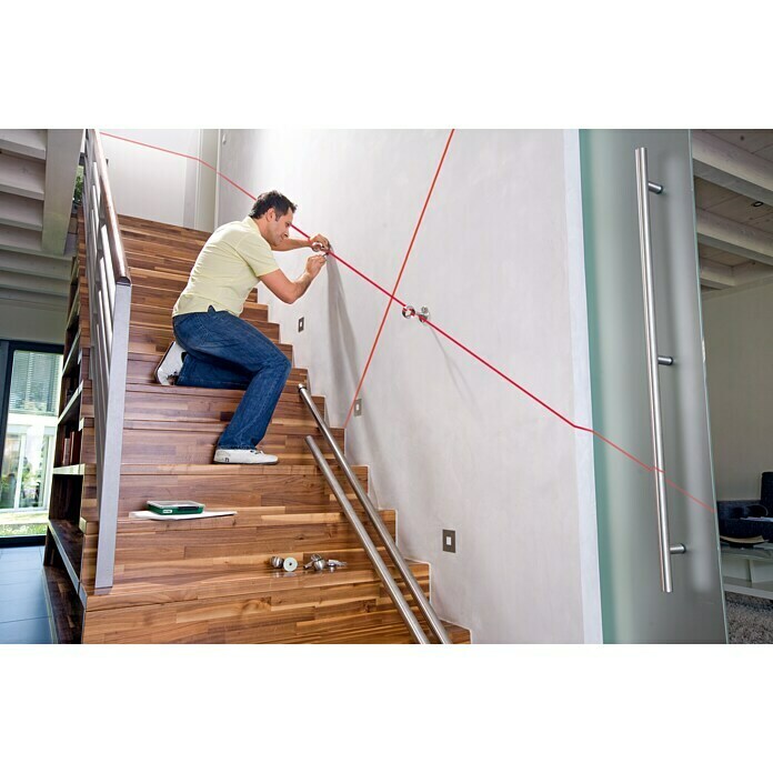 Bosch Kreuzlinienlaser QuigoMax. Arbeitsbereich: 10 m, Winkel Laserlinien: 90 ° Use Shot