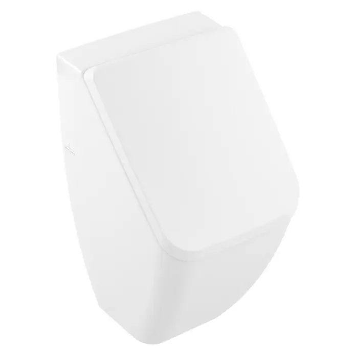 Villeroy & Boch Venticello Urinal - Geeignet für: Montage mit Deckel, Mit schmutzabweisender Glasur, Zulauf: Hinten, Weiß - Weißes Urinal von Villeroy & Boch, das modernes Design und Funktionalität in jedem Badezimmer vereint.