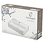 Camargue Los Angeles Lavabo pequeño (46 x 30,5 cm, Cerámica, Blanco)