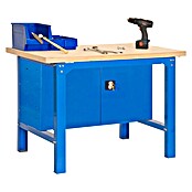 Simonrack Simonwork Werkbank (L x H: 76 x 86,5 cm, Breite: 150 cm, Traglast: 800 kg, Blau)