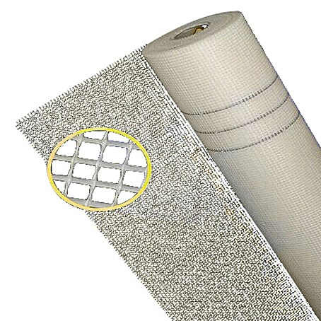 Textilglasgitter (50 m², L x B: 50 x 1 m, Glasfaser)