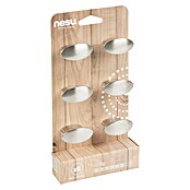Nesu Tirador para muebles 27416 (L x An x Al: 4 x 2 x 2,4 cm, Acero, Cromado pulido)