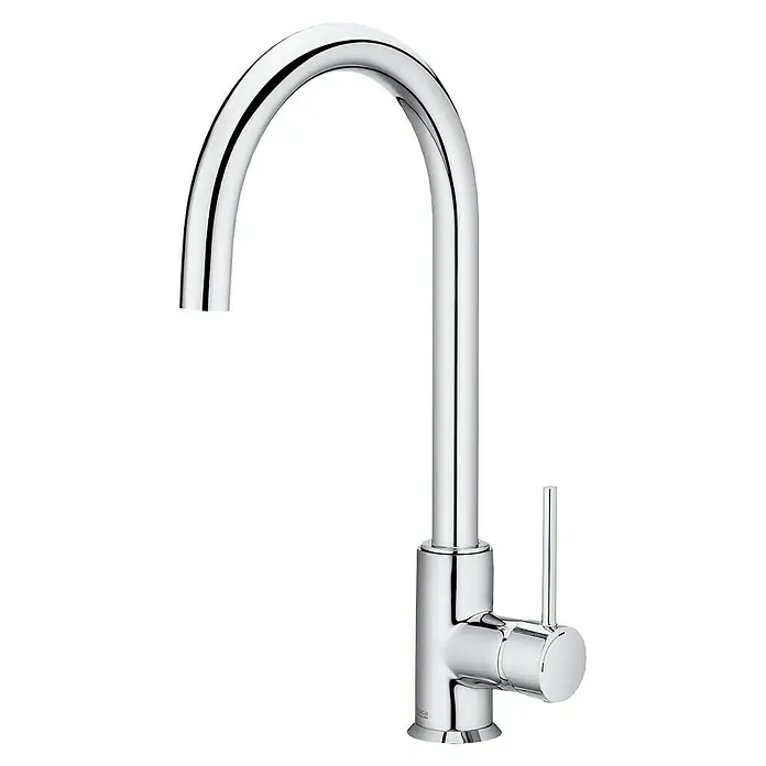 Roca Grifo de cocina Etna Cold Start - Cromo - Elegante grifo de cocina con caño alto en cromo brillante. Ideal para cocinas modernas, ofrece estilo y funcionalidad.