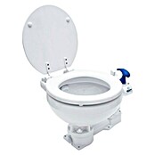 Albin Pump Bordtoilette Manuell Kompakt  (L x B x H: 40 x 45 x 34 cm, Spülsystem: Manuelle Wasserspülung, Weiß)