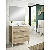 Mueble de lavabo Alexa (L x An x Al: 45 x 100 x 85 cm, Roble, Melamina) | BAUHAUS