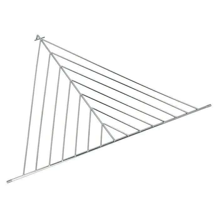 Ersatzgitter - Passend für: Kingstone Kugelgrill Bullet 57 - Metallkonstruktion in Dreiecksform mit einem markanten Design, ideal als dekoratives Element oder zur Präsentation kleiner Objekte.