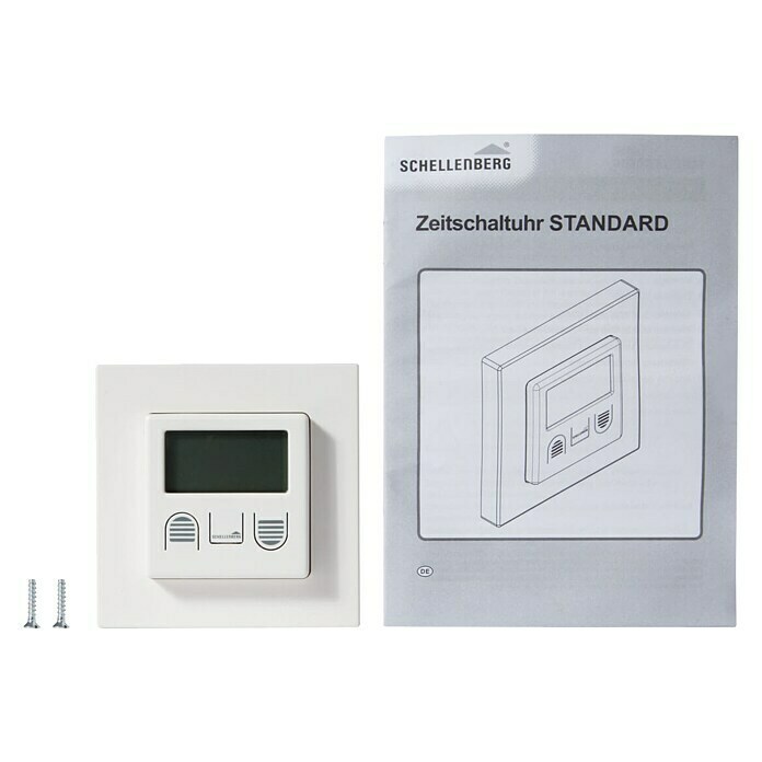 Schellenberg Wochen-Zeitschaltuhr Standard80 x 80 x 40 mm, Weiß, Unterputz Unknown