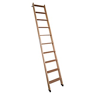 Star Stairs Hochbettleiter (Holz, Natur, Anzahl Stufen: 10 Stk., Geschosshöhe: 245 cm)