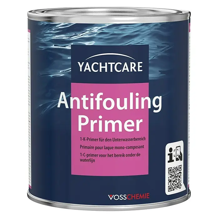 Yachtcare Primer Antifouling - Grau, Matt, 750 ml - Dose Yachtcare Antifouling Primer für den Unterwasserbereich, ein Einkomponenten-Primer zum Schutz vor Bewuchs.
