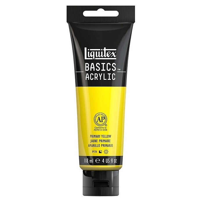 Liquitex Basics Akrilna boja (Osnovna žuta, 118 ml, Tuba)