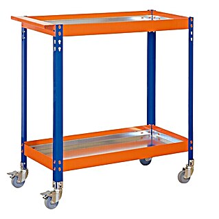 Simonrack Werkstattrollwagen Simonwork (Metall, Blau/Orange)
