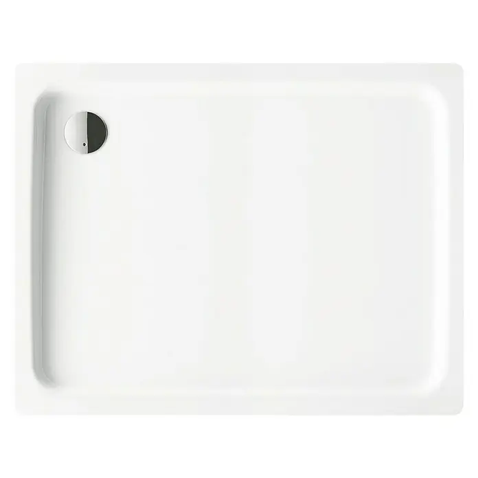 Kaldewei Duschwanne Duschplan 420-1 - L x B: 120 x 90 cm, Stahl, Weiß - Weiße Duschwanne mit rundem Abfluss für ein modernes Badezimmerdesign. Die Duschwanne ist schlicht und elegant.
