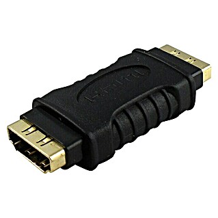 Schwaiger HDMI-adapter (2 HDMI-aansluitingen, Vergulde contacten, Afgeschermd)