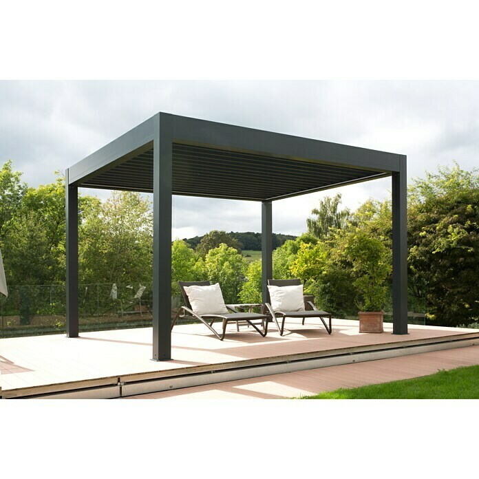 Wismar-NFI Pergola BioGrau/Grau, L x B: 400 x 339,6 cm Unknown