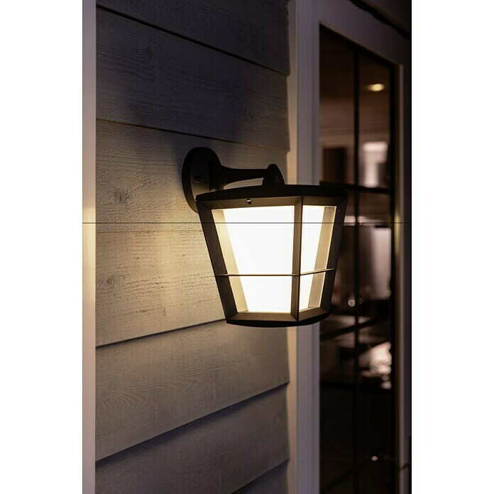 Philips Hue Led-wandlamp voor buiten (1 lampen, 15 W, Lichtkleur: Bont, IP44)