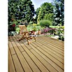 b!design WPC-Terrassendiele Teak (Teak, 300 x 13,8 x 2,25 cm)