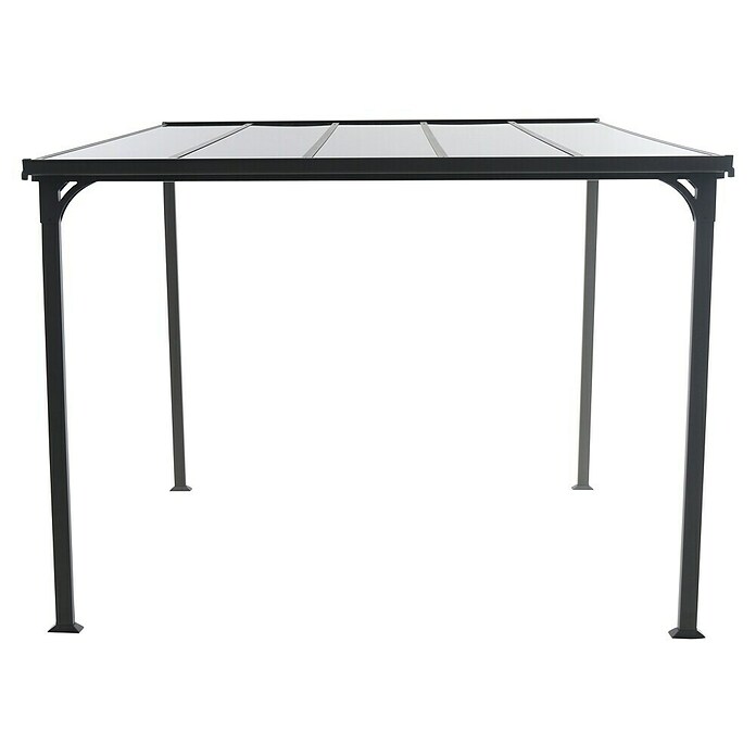 Sunfun Aanbouwpaviljoen Poly (l x b: 300 x 300 cm, Antraciet)