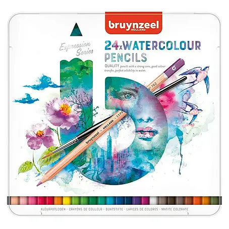 Talens Bruynzeel Set de lápices de dibujo Watercolour