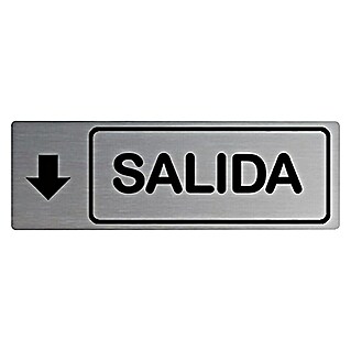 Rótulo (Plateado/Negro, Salida)